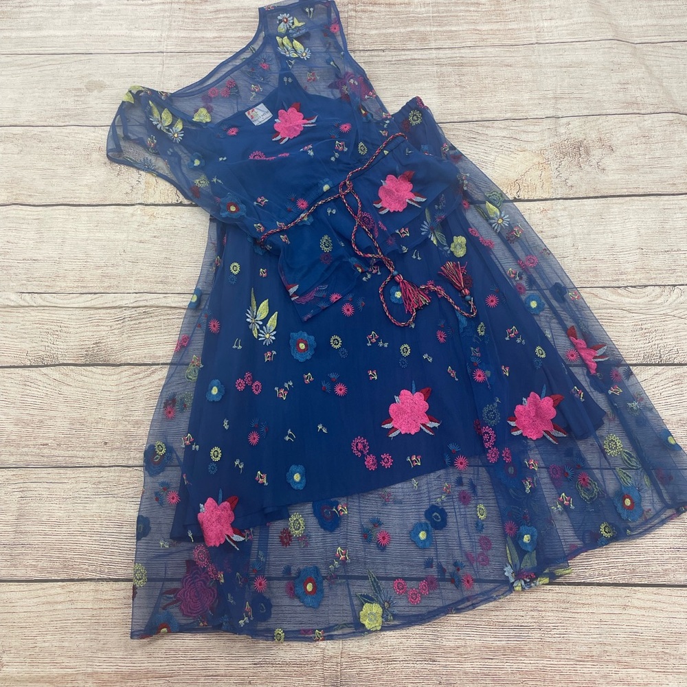 Tracy Reese Blue Sleeveless Sundress for Weddings
